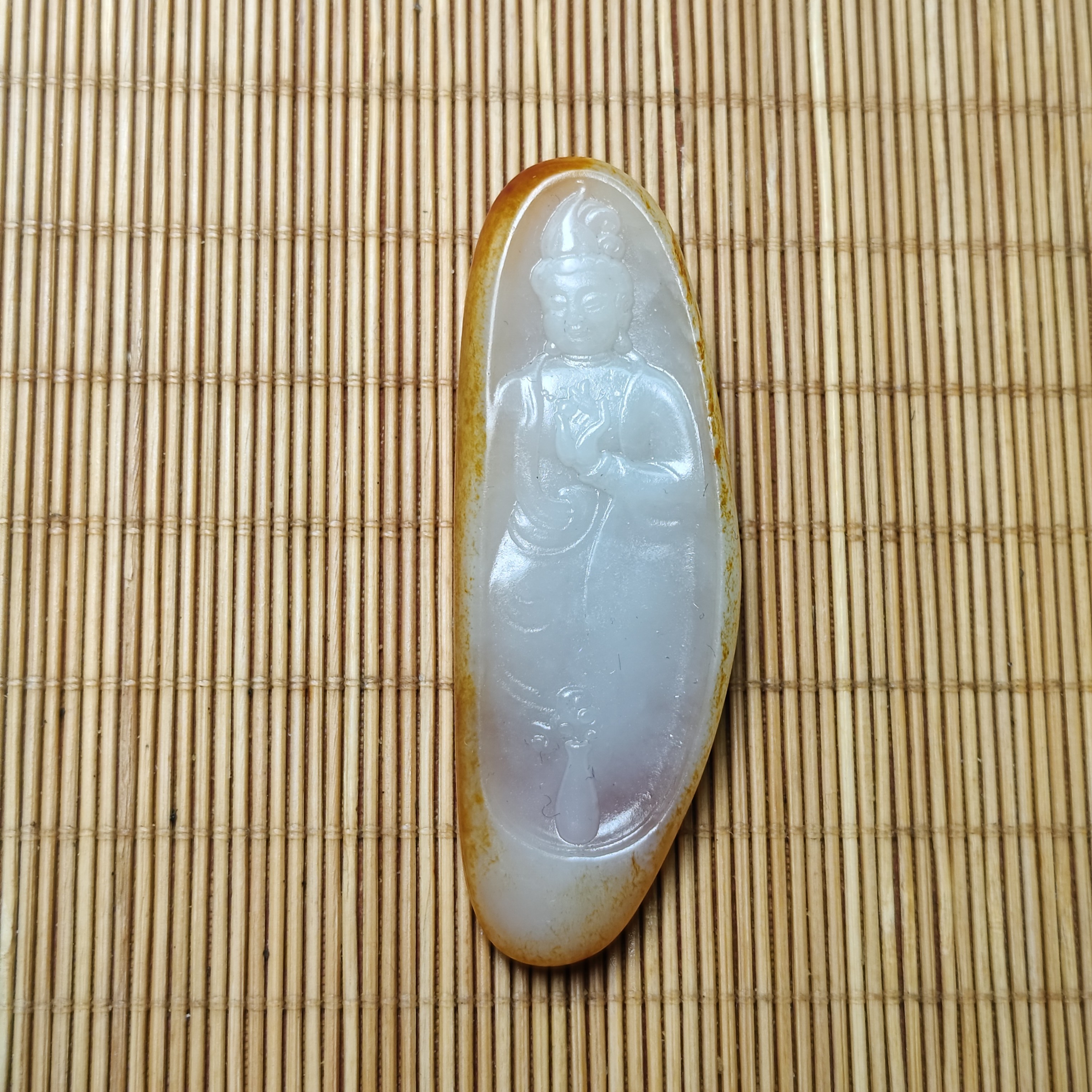 新疆和田玉净瓶观音47克