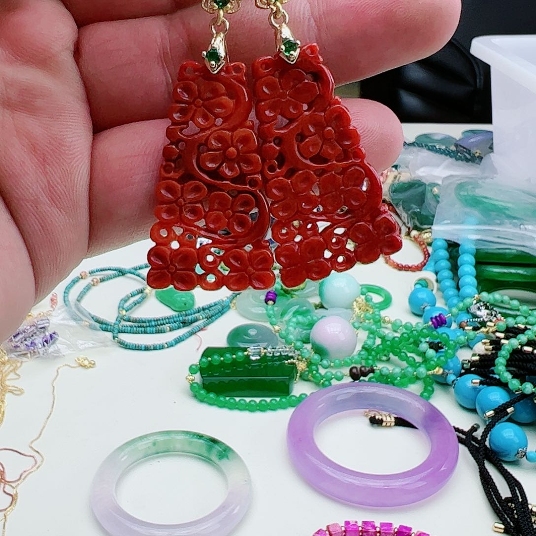 翡翠吊坠(赠链)银S925镶嵌