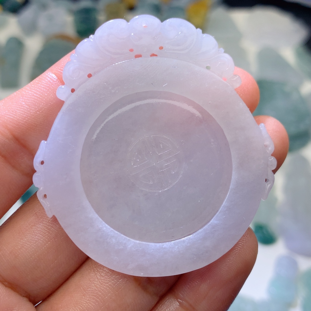 定制翡翠未镶嵌毛货抛光