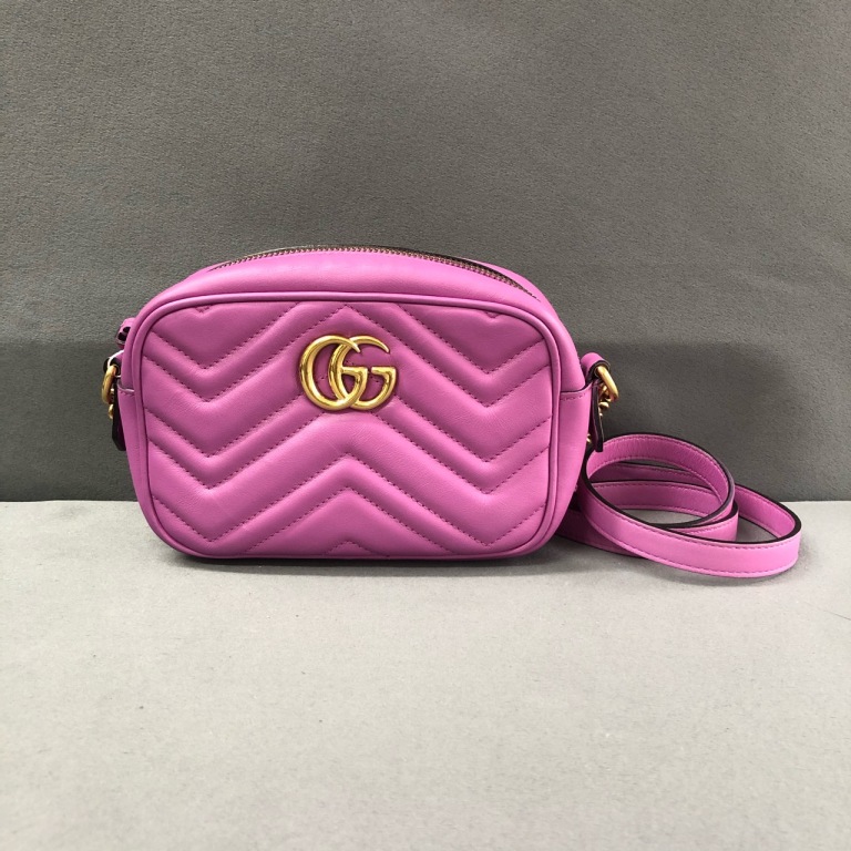 95新 GUCCI/古驰 拾锦奢品 GUCCI古驰马蒙相机单肩包 