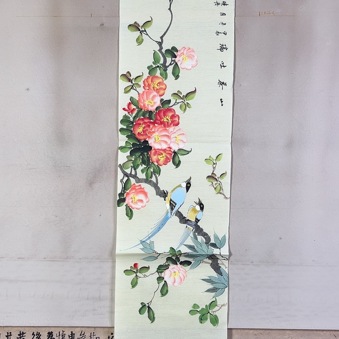 国画113 花鸟在此鸣叫时还要一