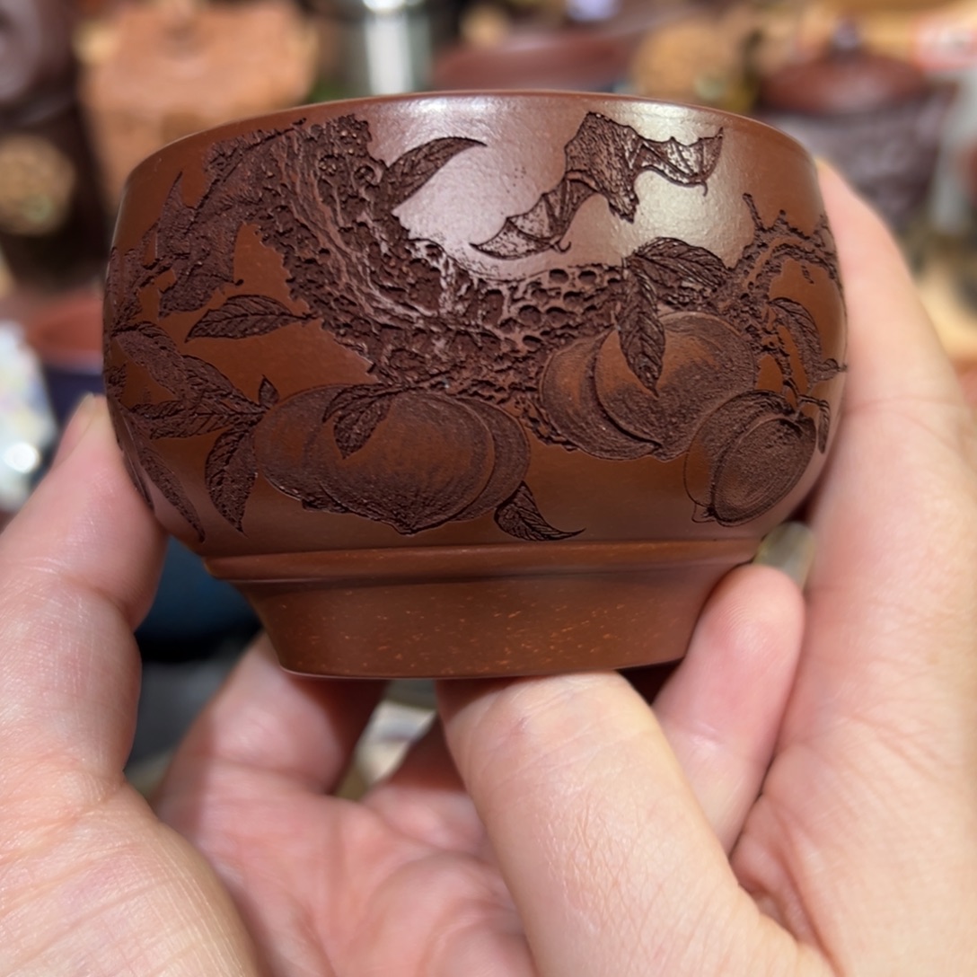 紫砂茶杯宜兴紫砂主人杯