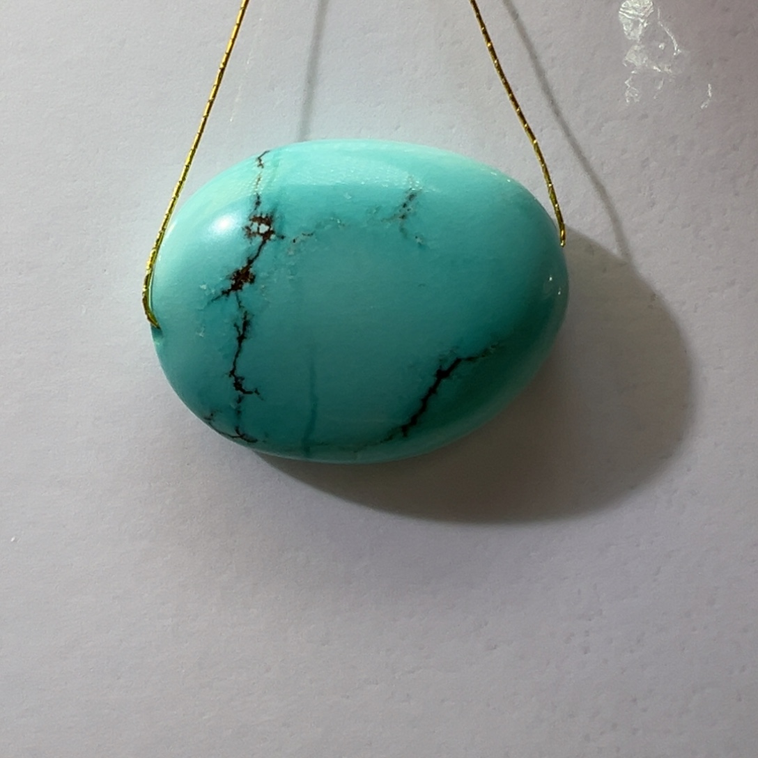 绿松石未镶嵌挂件