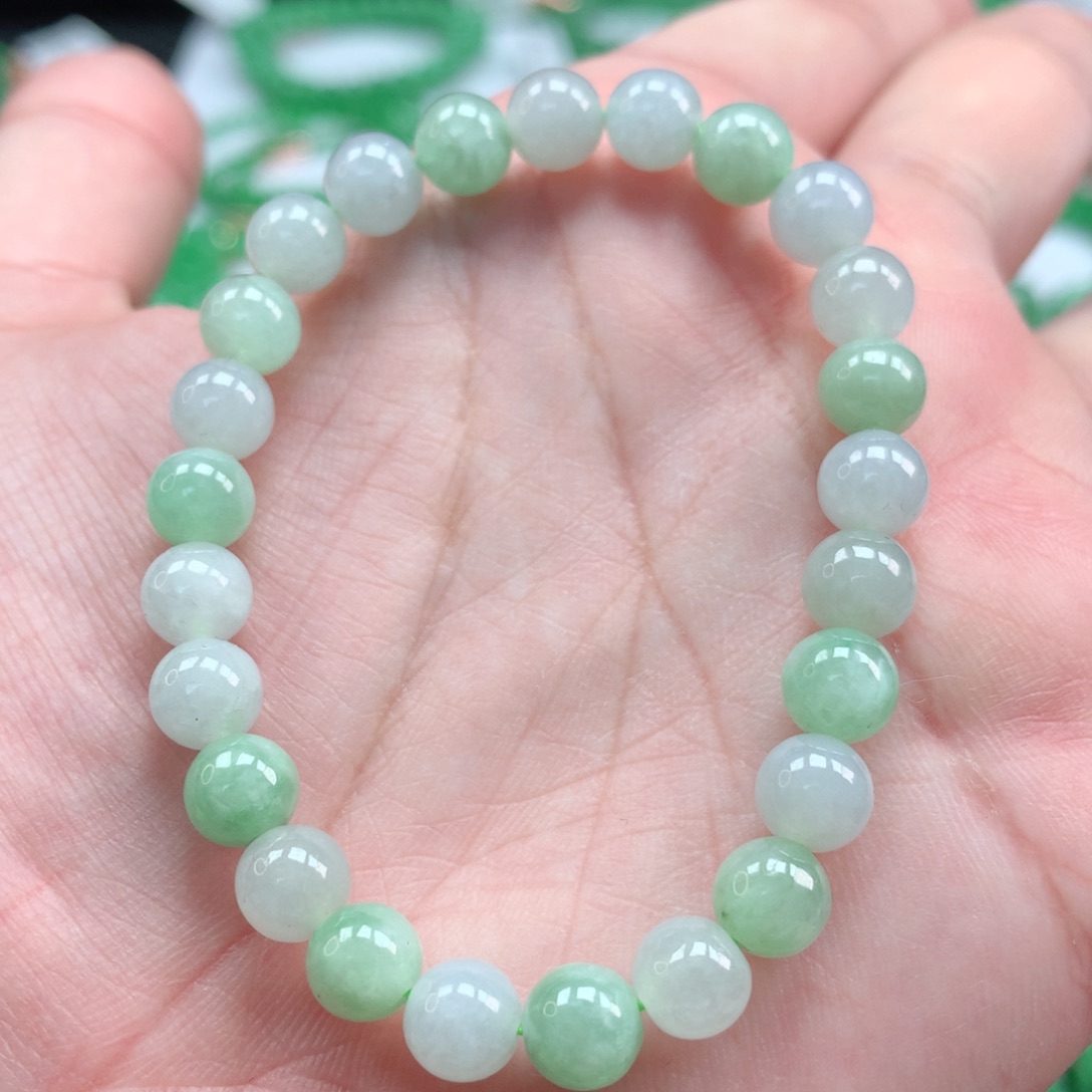 翡翠手链未镶嵌翡翠