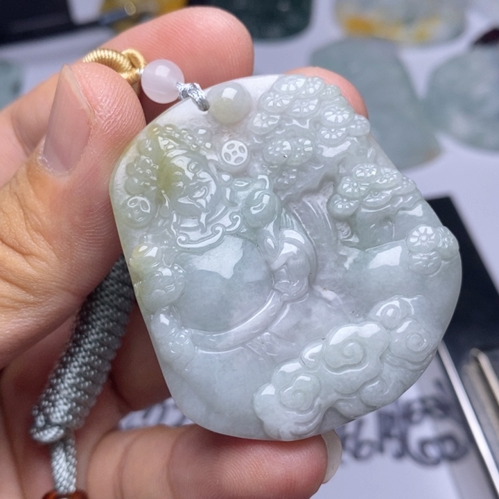 颈饰未镶嵌翡翠翡翠