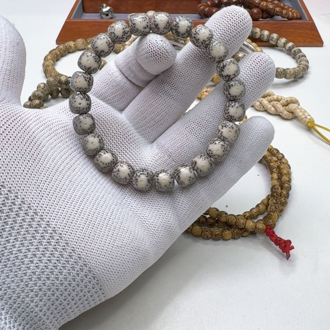 星月菩提手串22梵天糯冰大眼睛针尖星10左右桶单圈