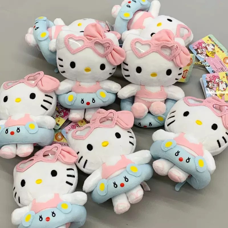 番茄小丸子头套hellokitty包包挂件凯蒂猫kt猫书包挂饰品公仔玩偶