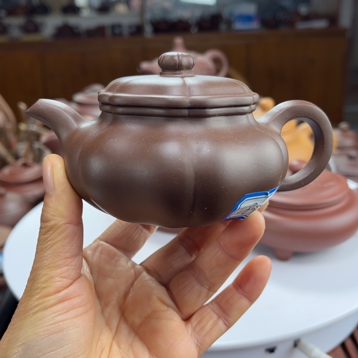 紫砂茶壶紫砂花茶