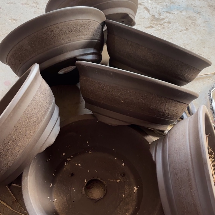 紫砂花盆100-7。          