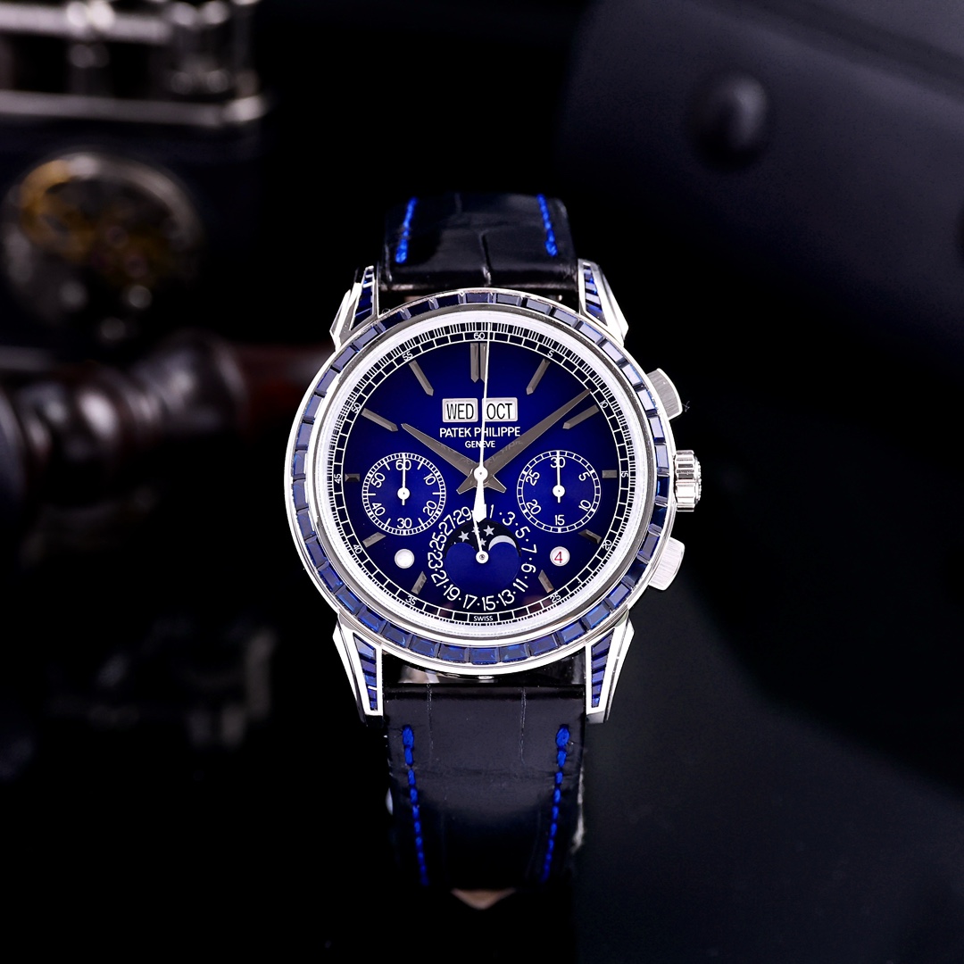 95新 Patek Philippe/百达翡丽 5271/11P-010蓝宝 2024年10月保卡