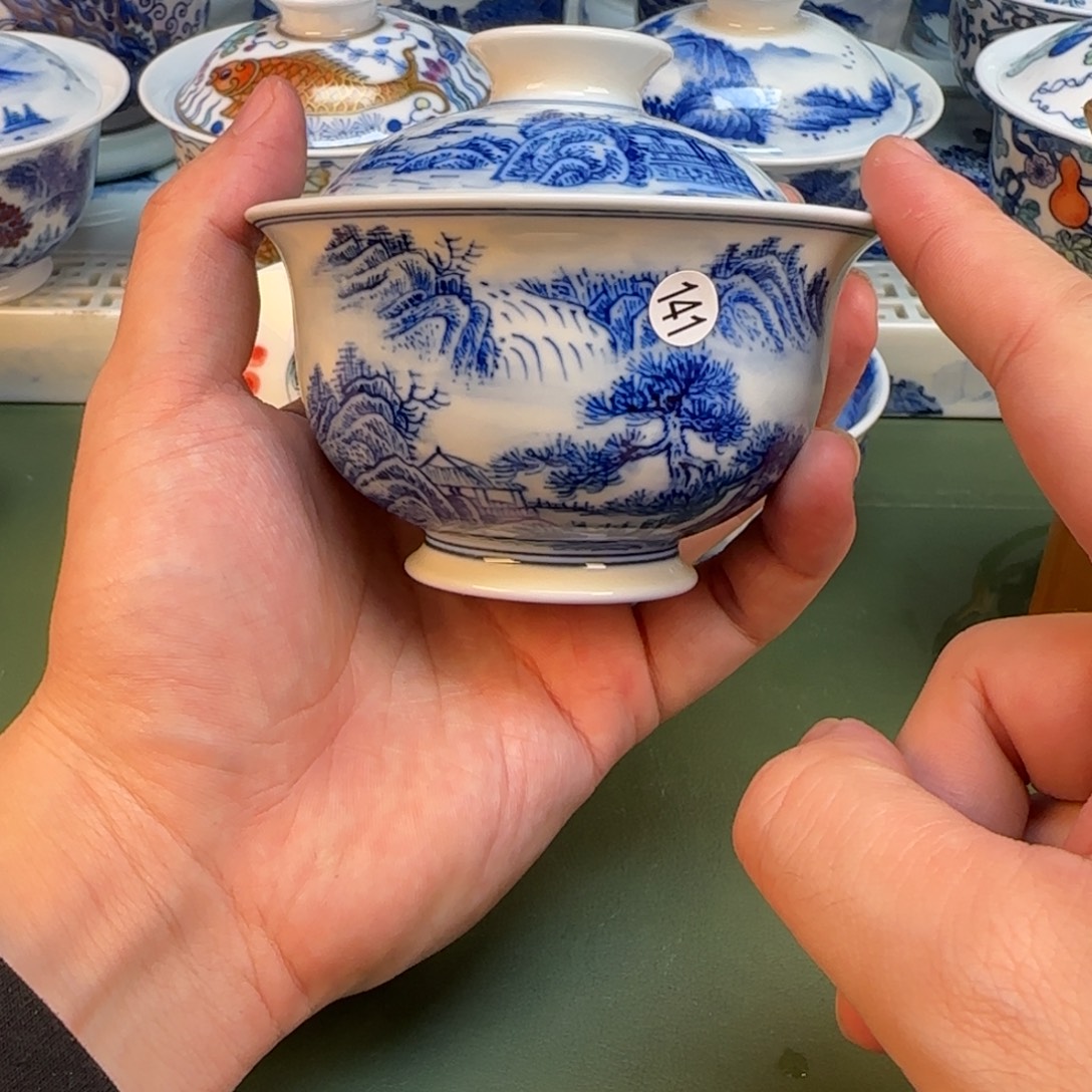 彦祖纯手工手绘茶具141