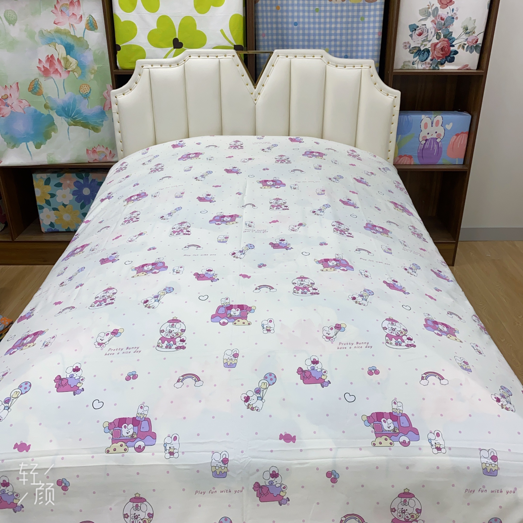【机车兔】居家好物热销新款爆款双人加厚床单家纺高级感