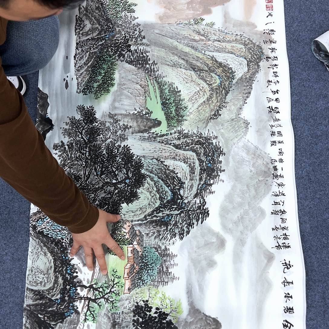 国画国画作品宣纸纯手绘