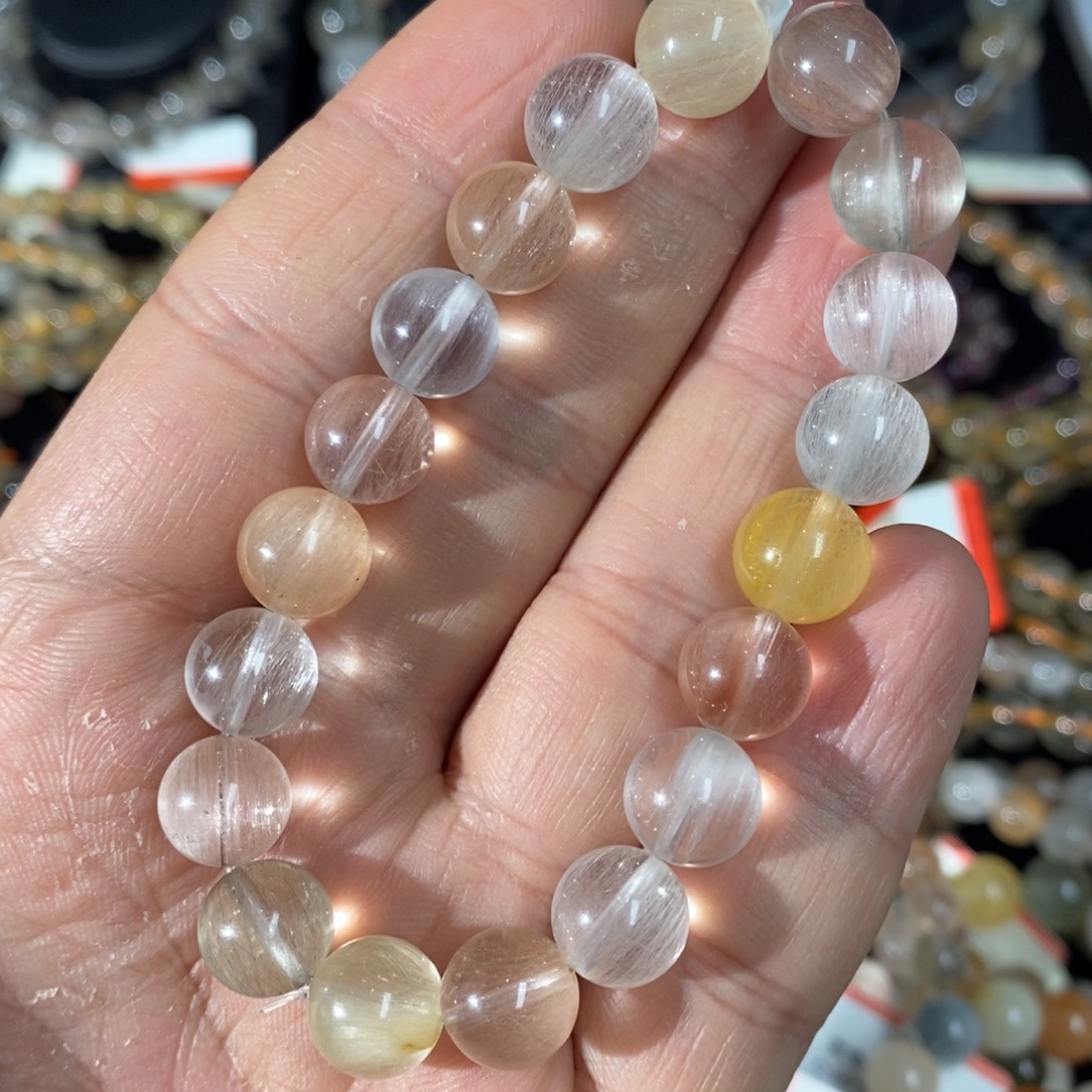 手链水晶未镶嵌彩兔毛