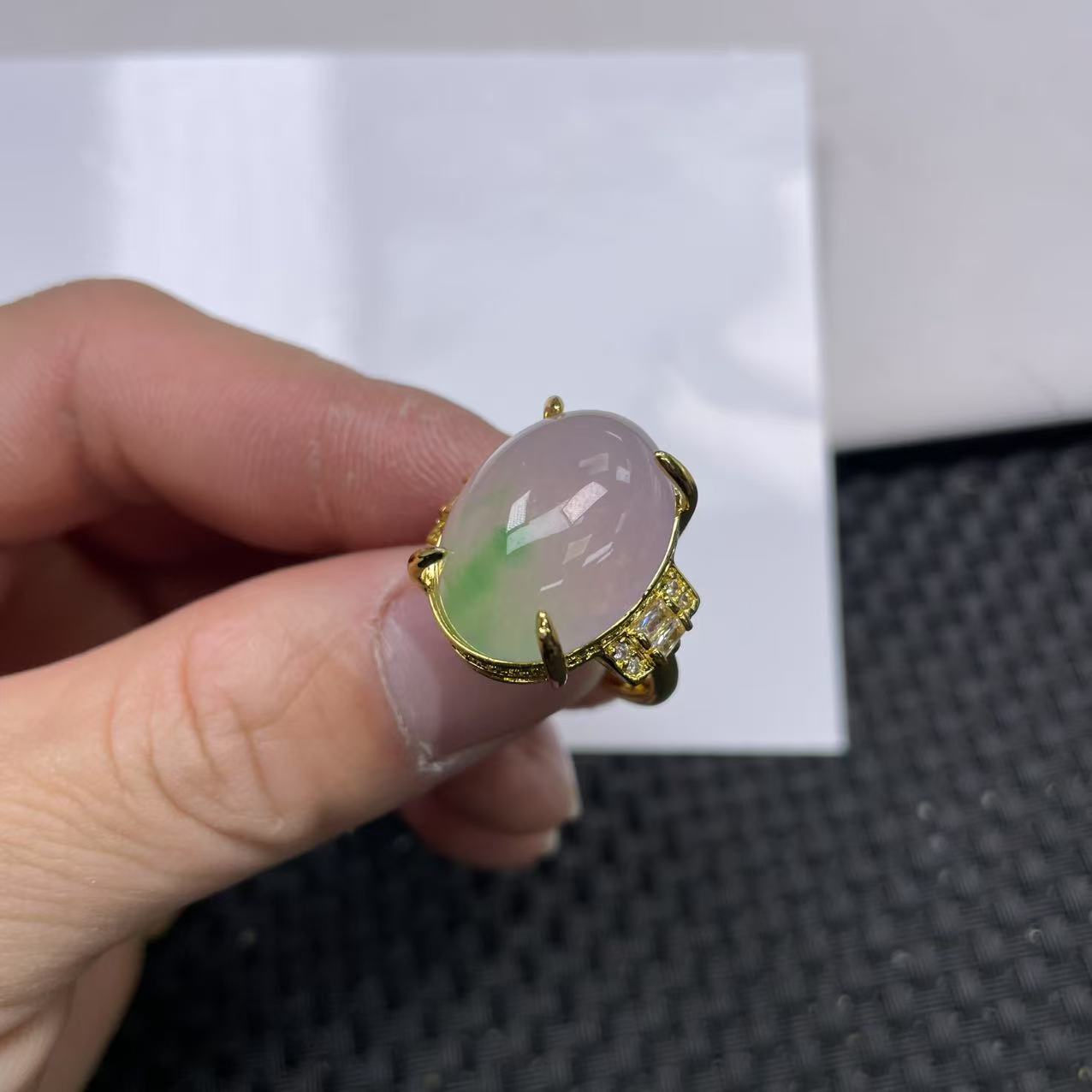 【大喜儿】春采蛋面戒指-1WQ1207