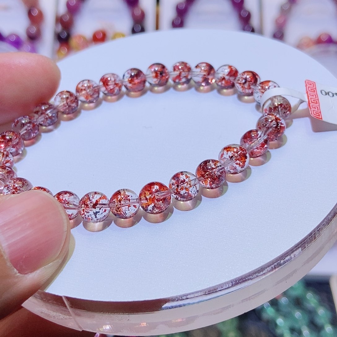 未镶嵌手链水晶金草莓7