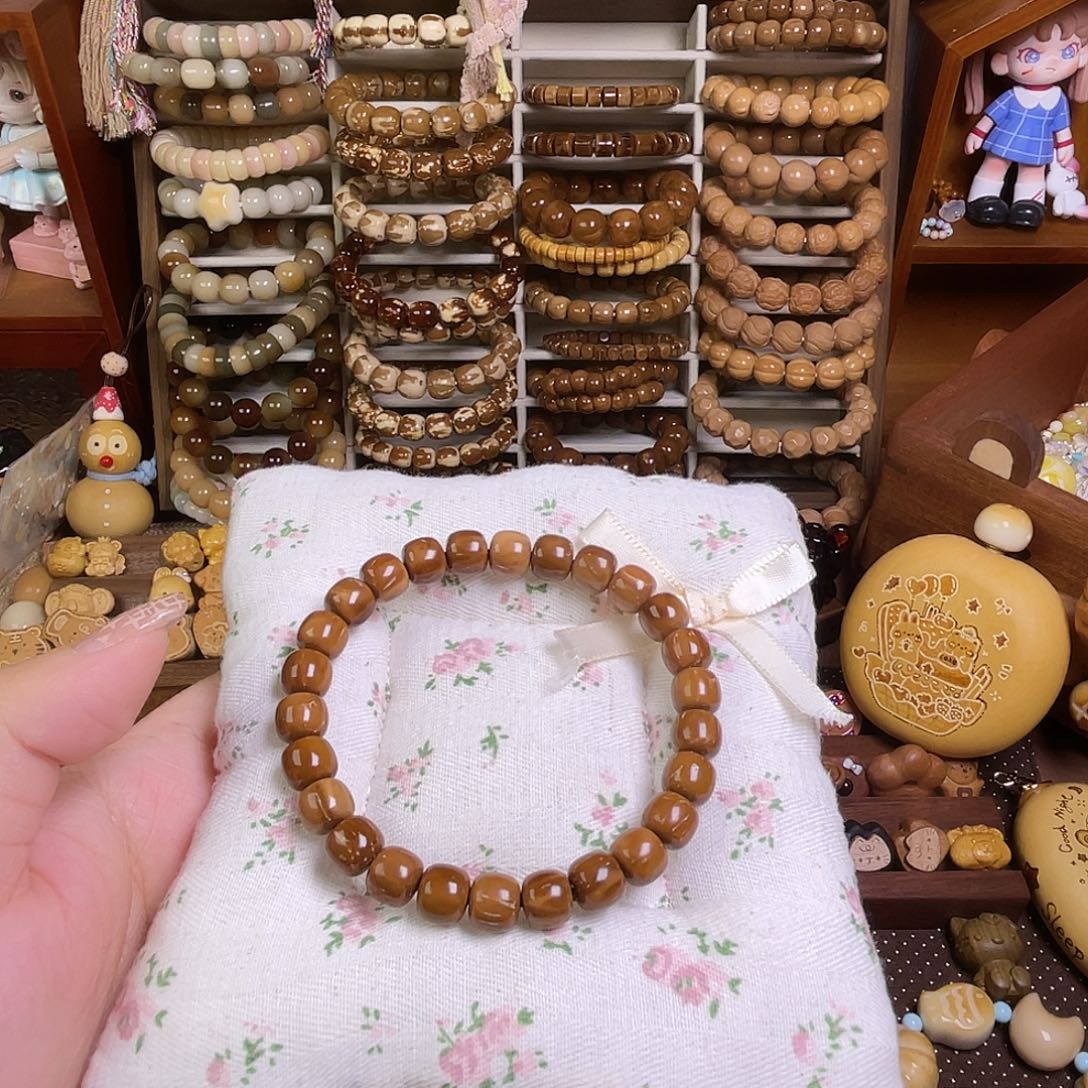 吊坠库克库克素圈手串