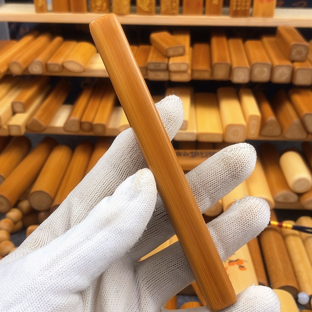 竹实心竹红皮方料长款