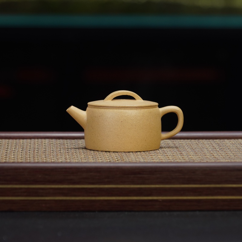 XJ本绿[中汉瓦200CC]宜兴手工紫砂壶