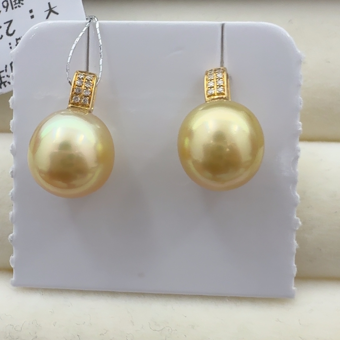 海水珍珠耳饰未镶嵌