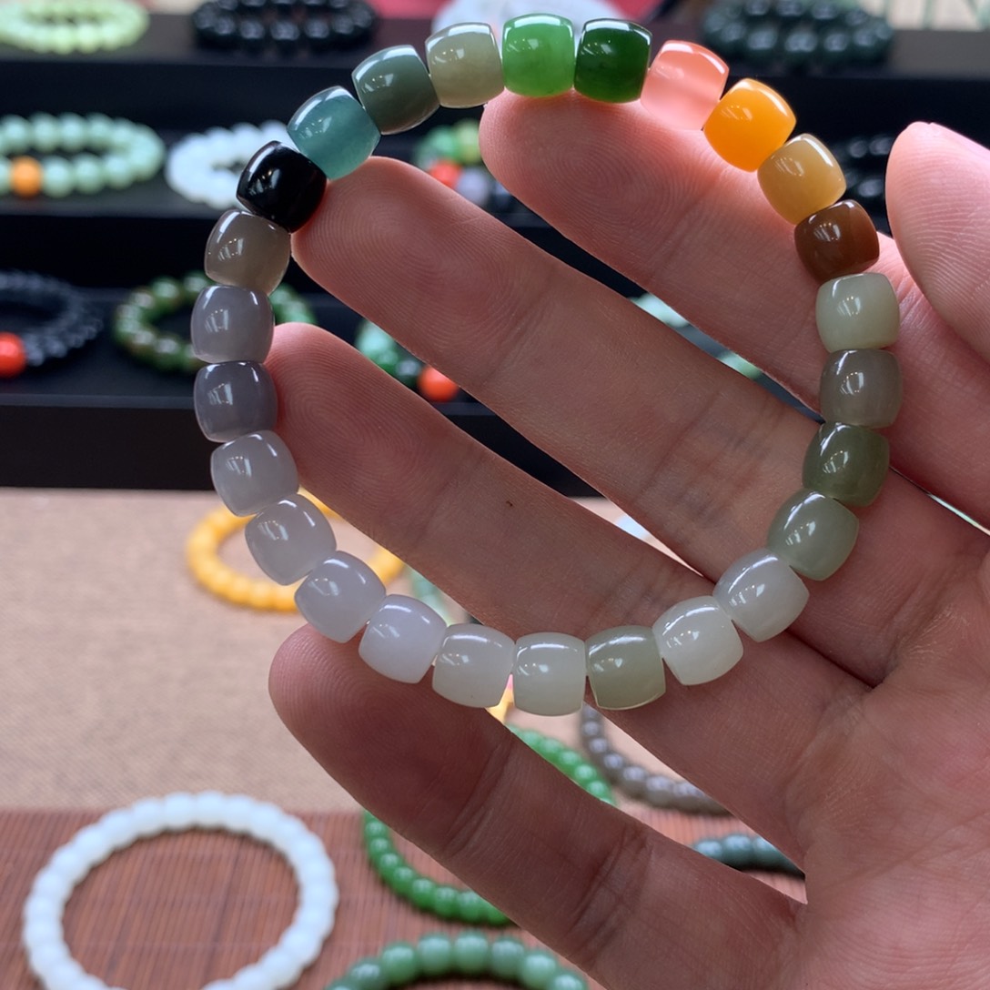 和田玉手链未镶嵌