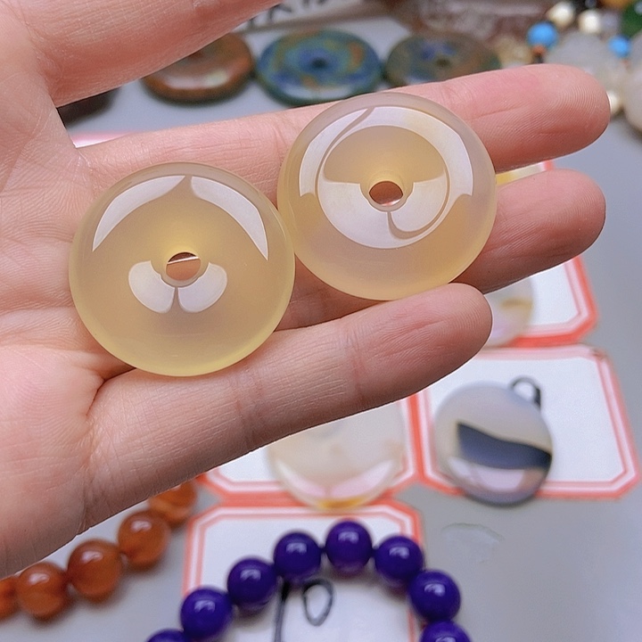 【闪购商品】未镶嵌玛瑙/玉髓珠宝半成品6***3