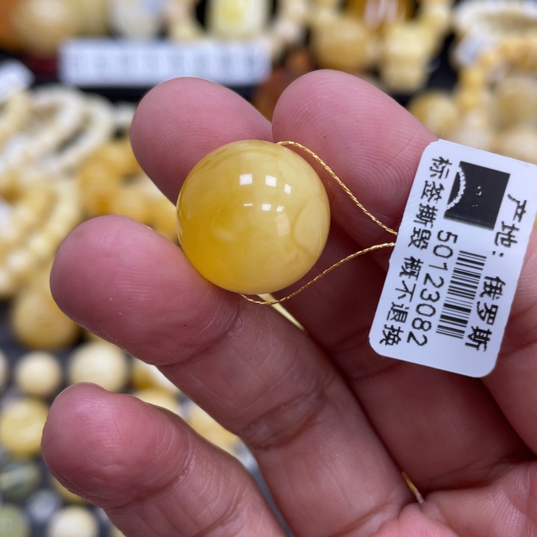 琥珀珠宝奇石未镶嵌?**木17.4mm