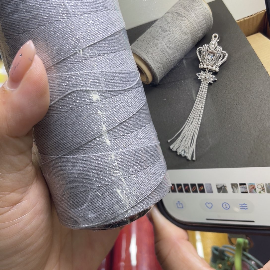 腈纶0.3星空蜡100克花剑银