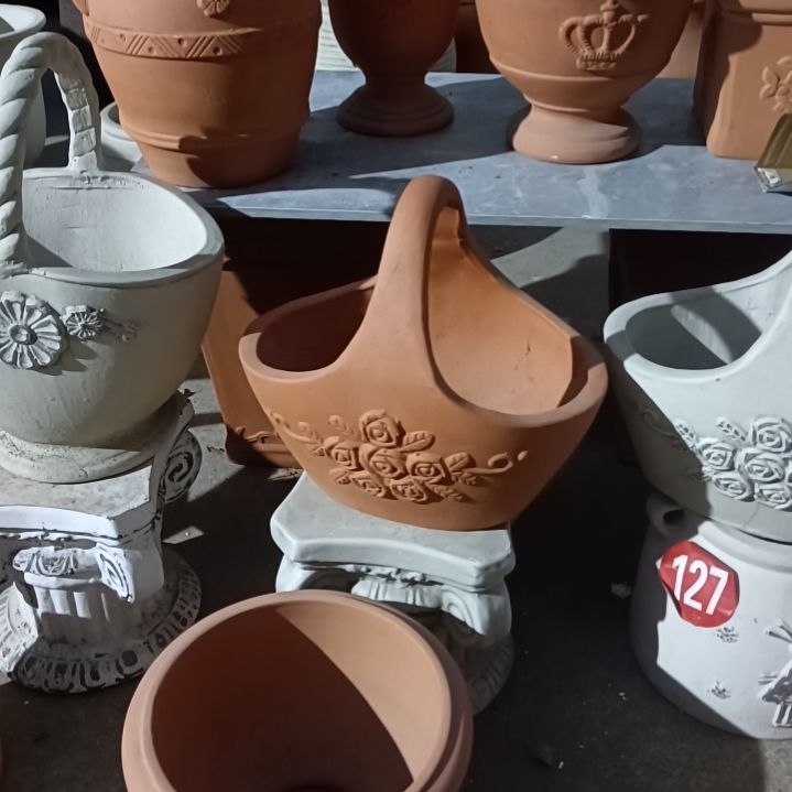 红陶红陶透气吸水性花盆