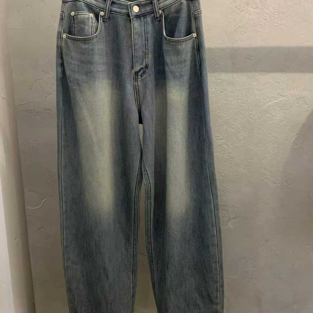 三三东大门女装2025冬季加绒牛仔长裤T6/NO退换