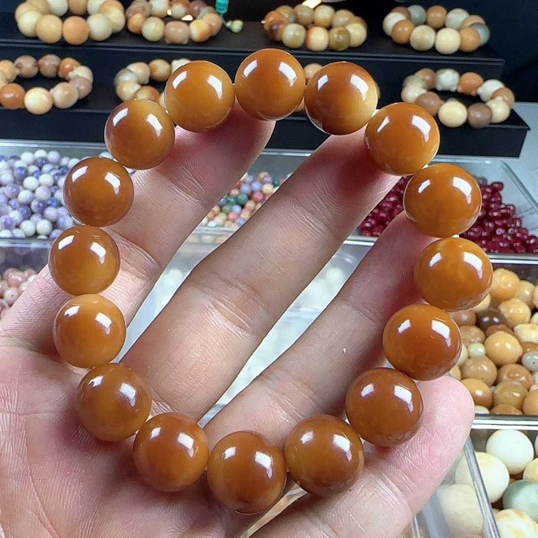 菩提根/象牙果手串卡14溏心老料手串一条