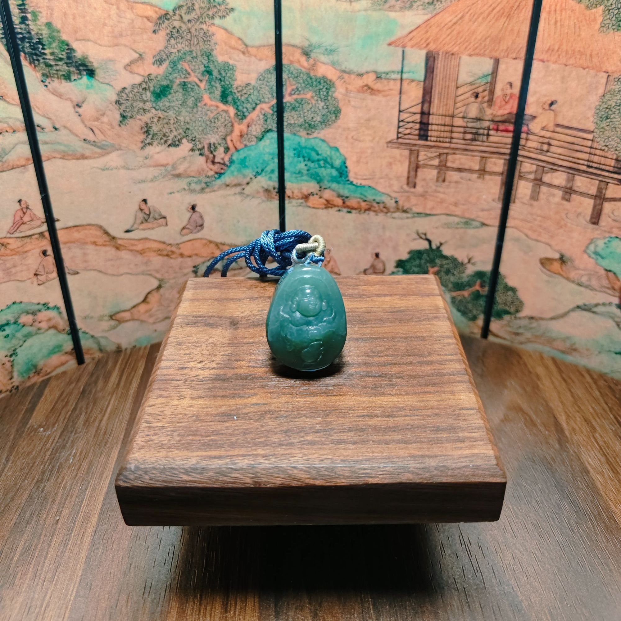 V和田玉佛公吊坠0874