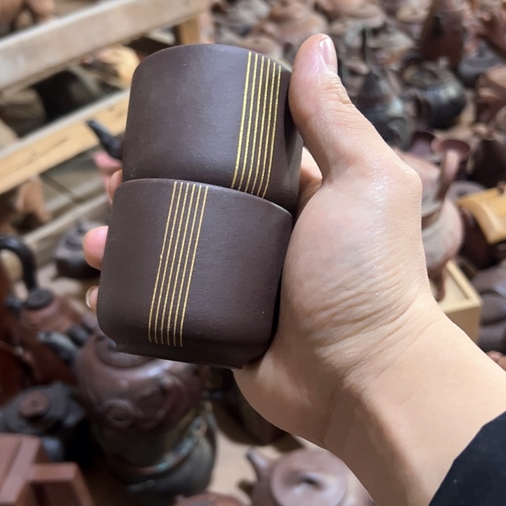 紫砂茶壶原矿紫砂杯