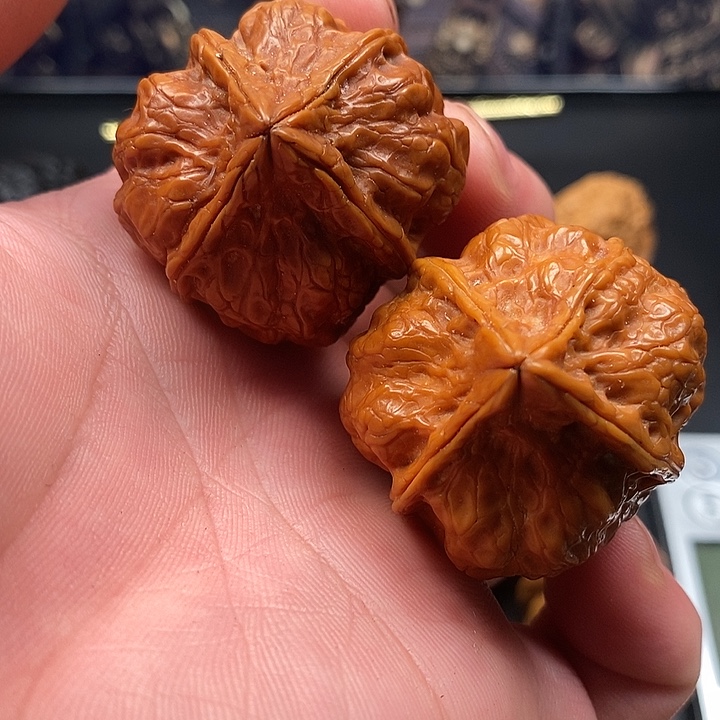 文玩核桃把件福利四棱