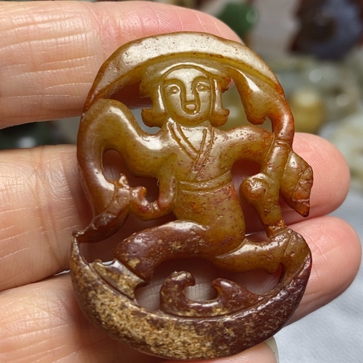滴血莲花菩提吊坠