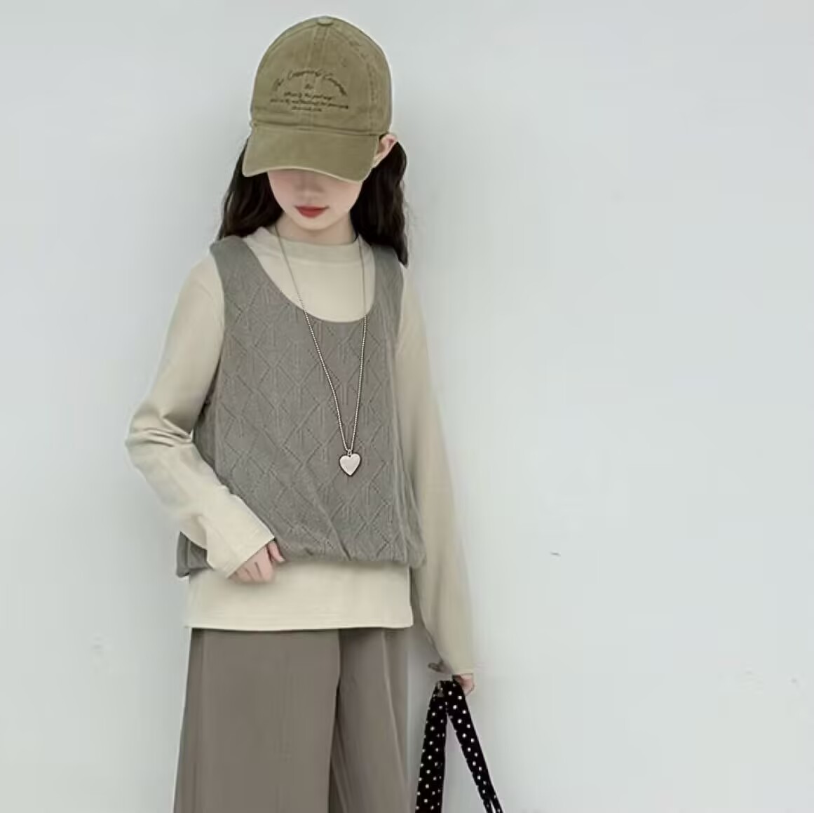 【送项链】女童秋装2025新款中大童韩版洋气百搭休闲