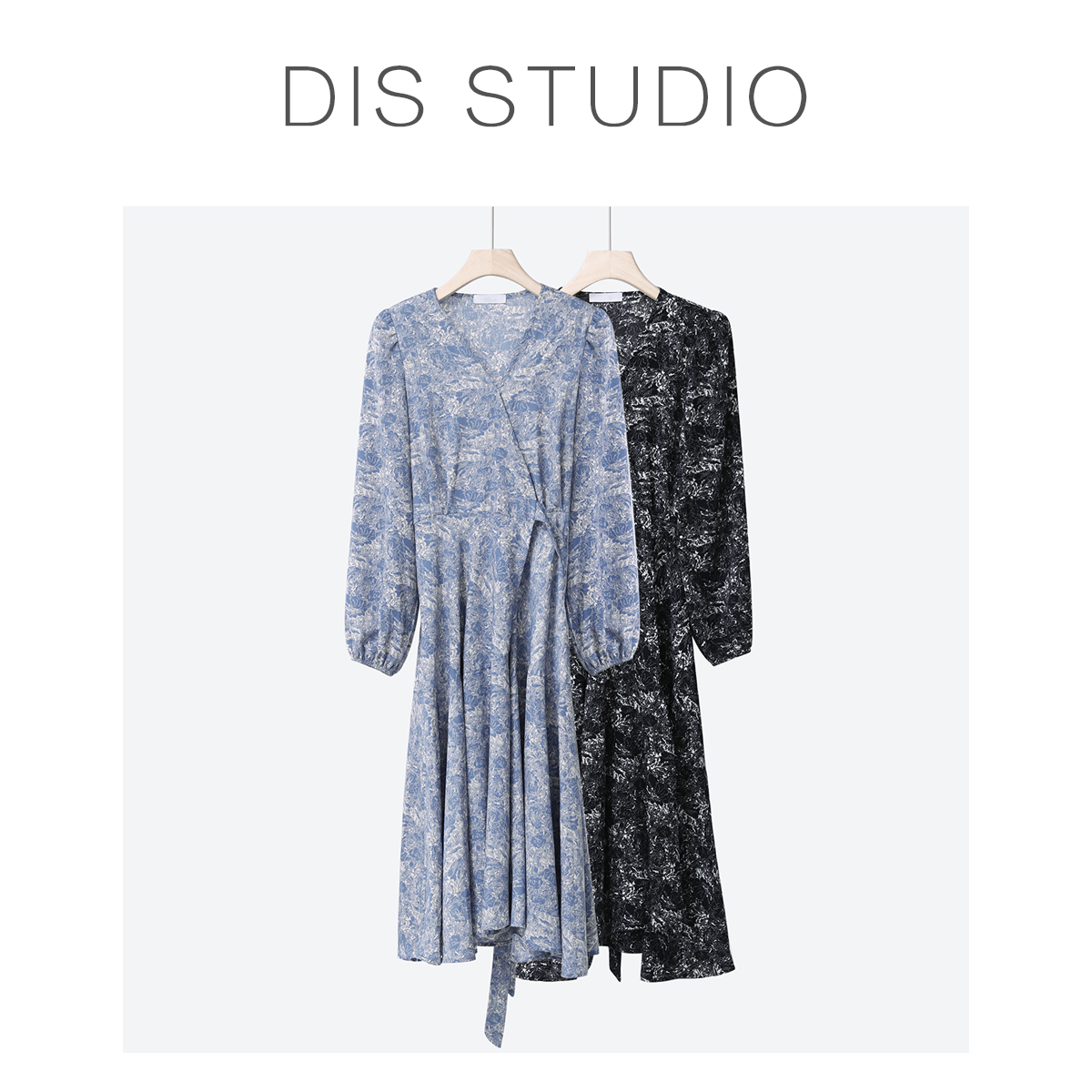 【DIS 清仓】【巴黎花语】春夏法式气质碎花连衣裙Z525X02836