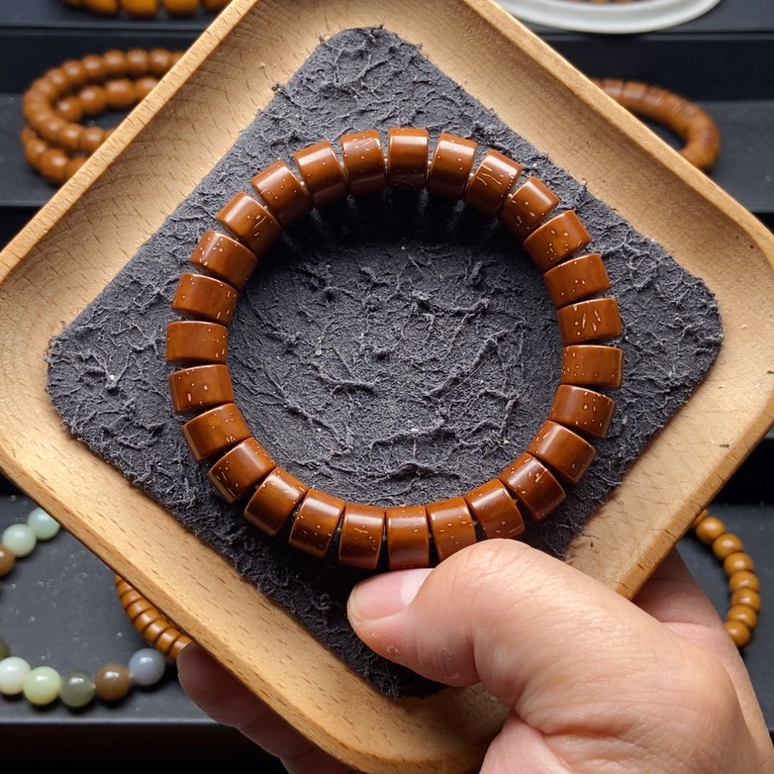 紫金鼠手串11mm实心鼠片