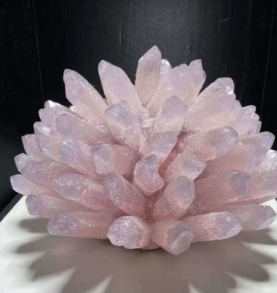 水晶晶中式花晶簇摆件家居摆件玄关摆件客厅摆件书房摆件精美摆件