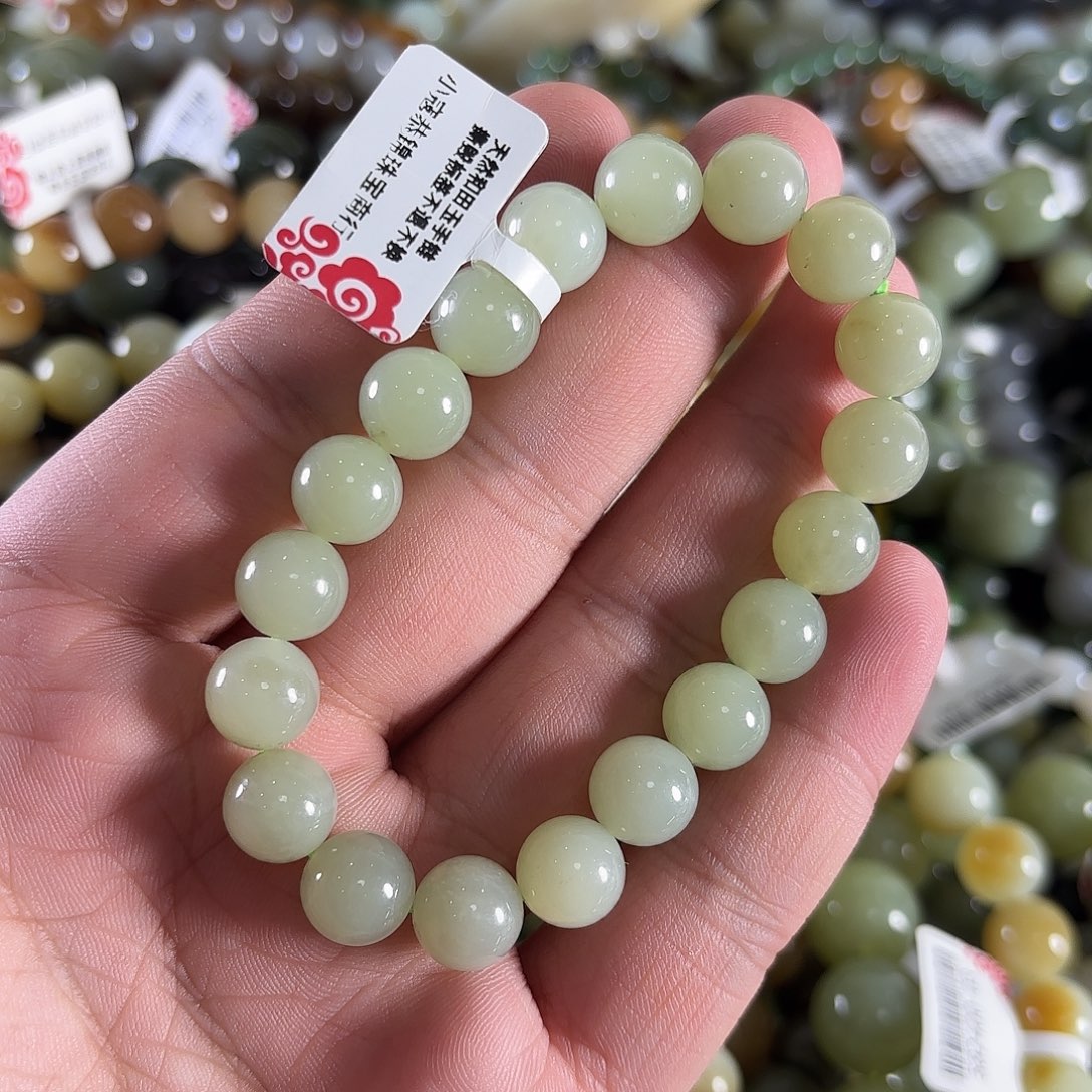 和田玉手链未镶嵌W155