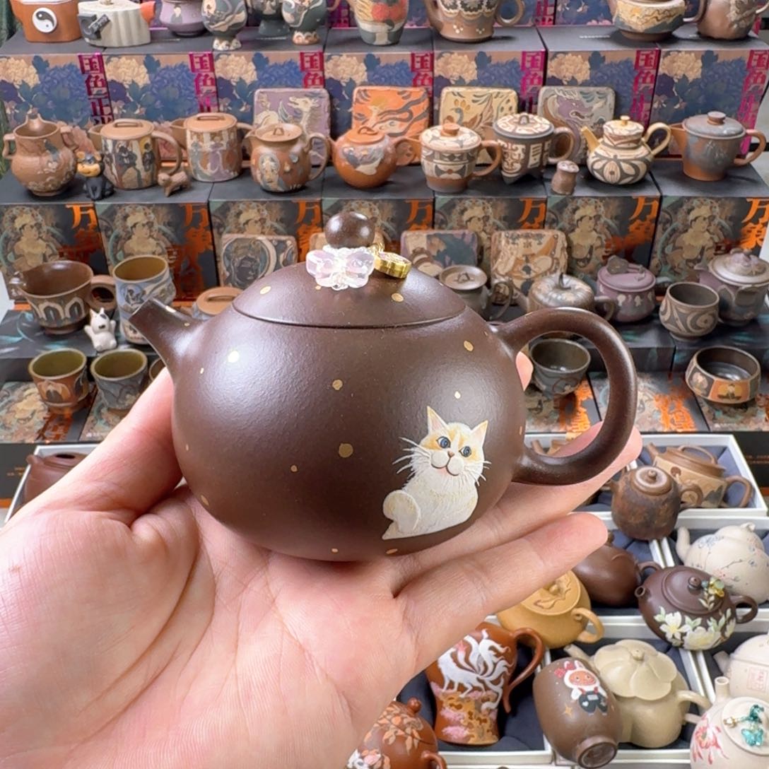 茶壶紫砂180cc原矿精工半手