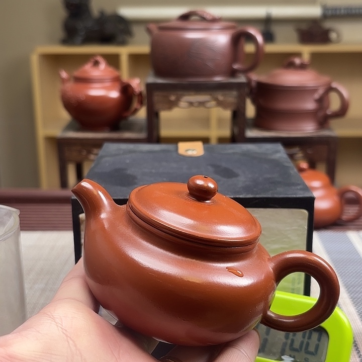 韩***啸紫砂茶壶微瑕处理