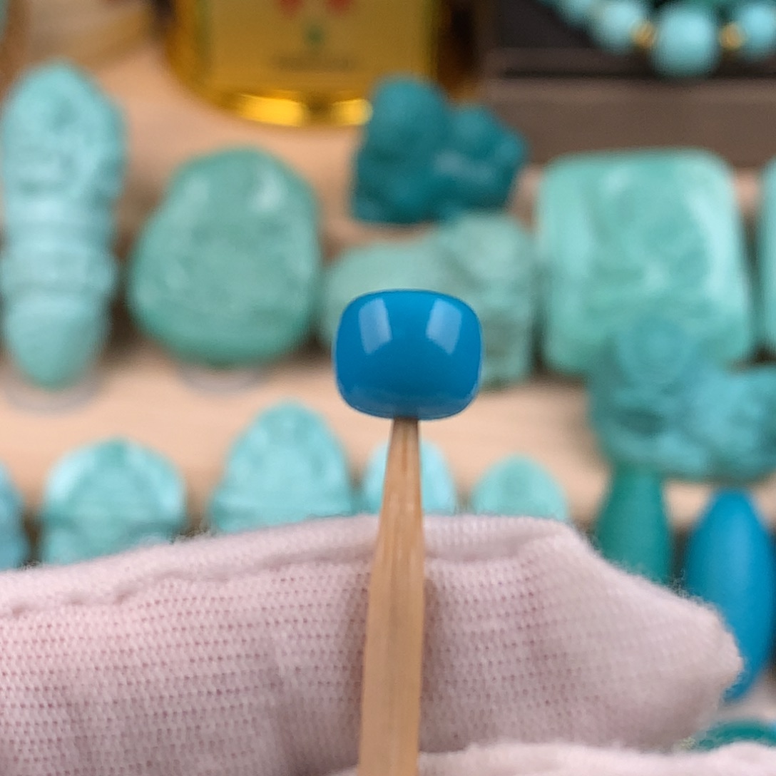 缘***分绿松石未镶嵌老型卡8.2