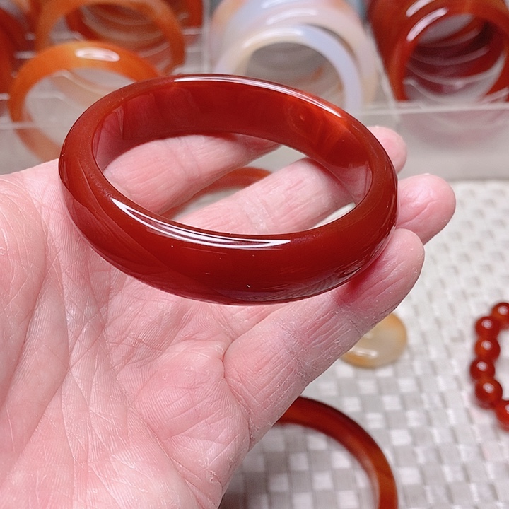 玛瑙/玉髓手镯未镶嵌山*1