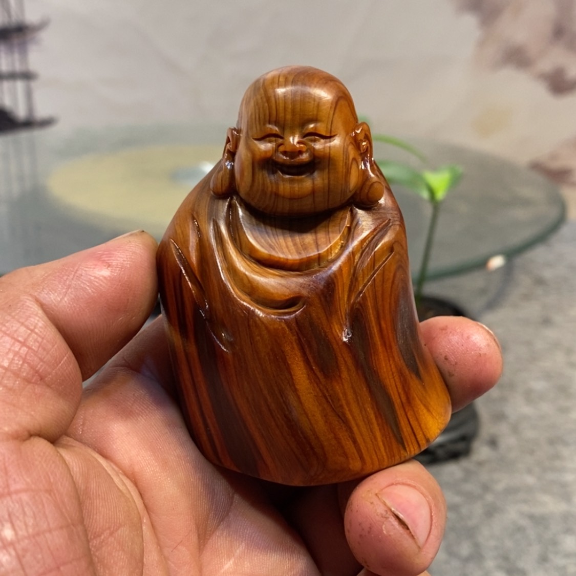 【闪购商品】柏木（崖柏）根雕木雕佛像工艺品摆件家居手把件