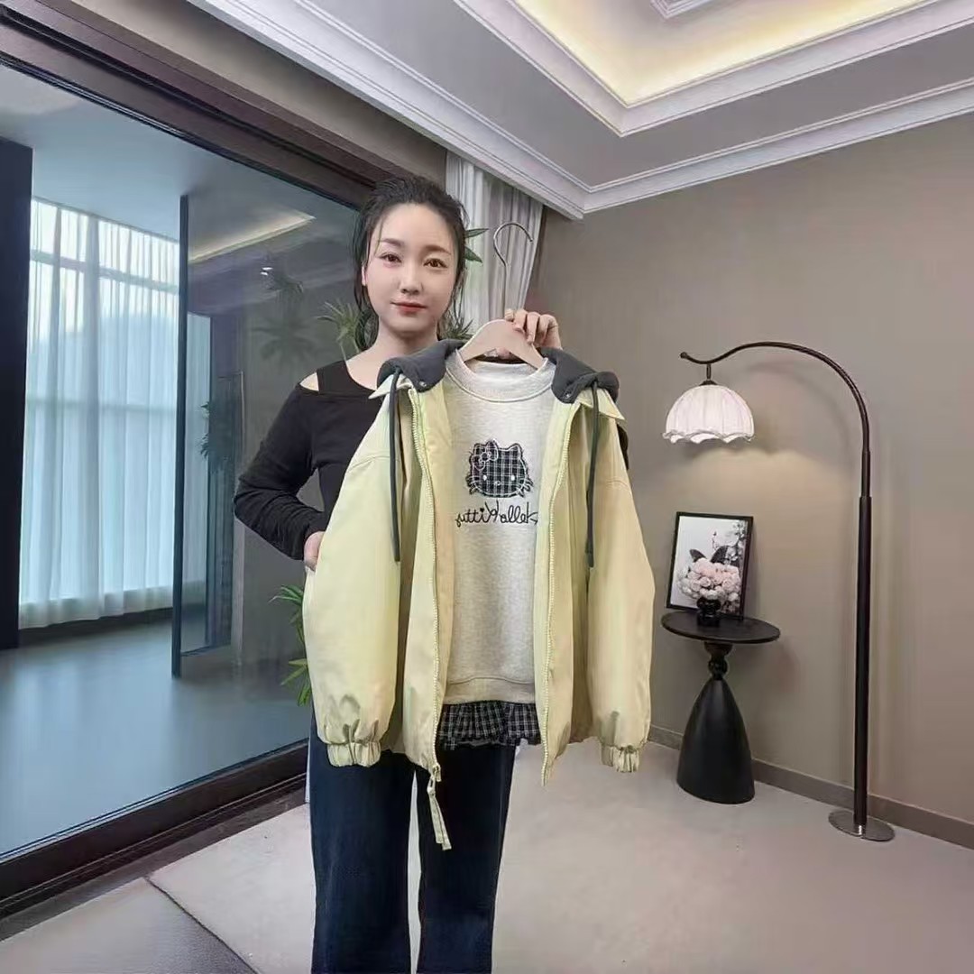 【秋冬必备】儿童夹棉外套男女童中大童2025新款秋装连帽外套冲锋衣