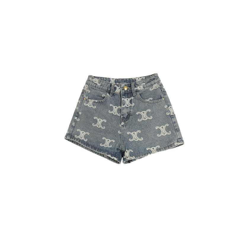 周周【牛仔短裤】2500008时尚休闲夏季 ins韩版洋气潮流个性