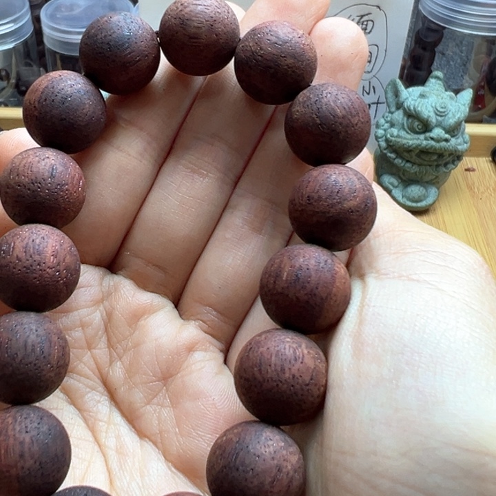 藤类降真香红油藤心15圆珠