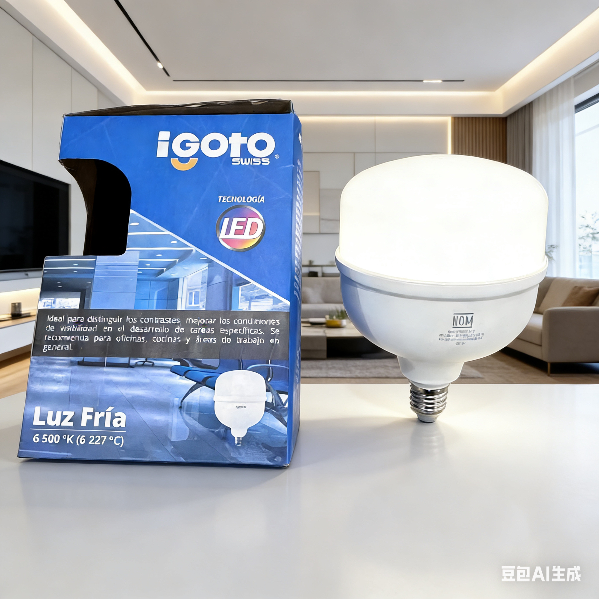 （螺口）超亮LED50w家用商用灯泡白光