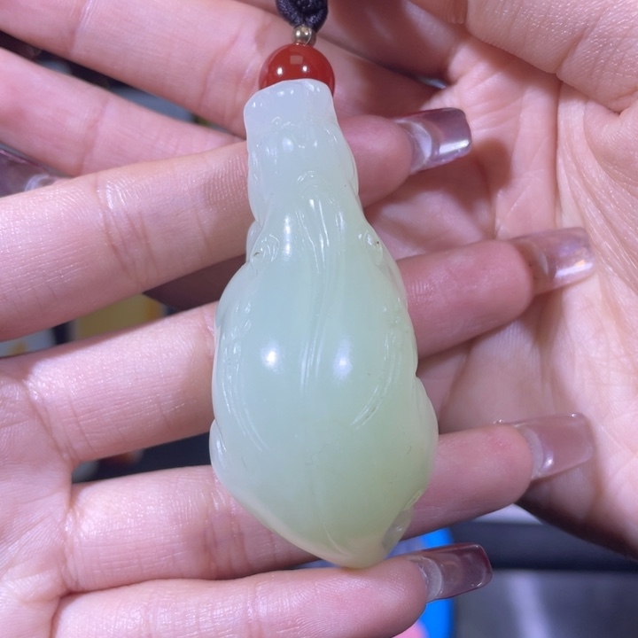 和田玉把件未镶嵌一***